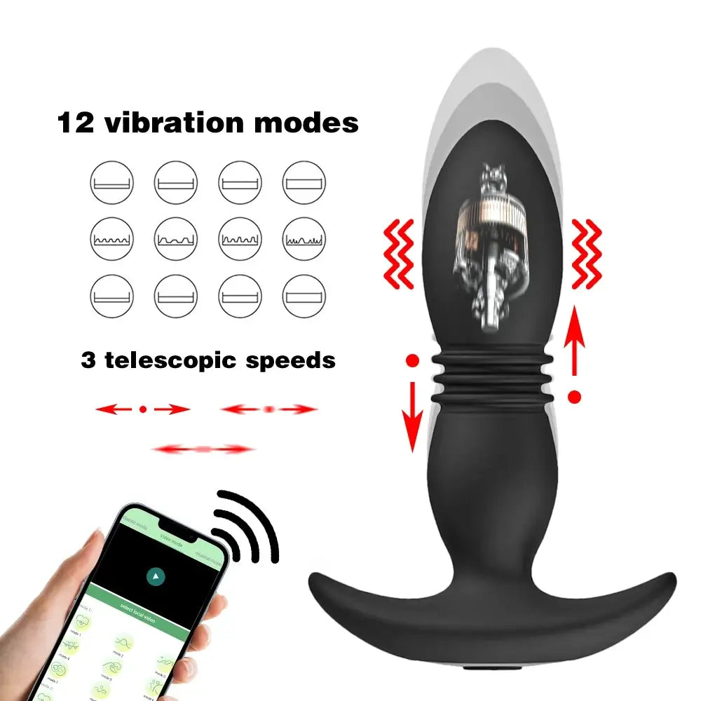 Colossus Thrusts Remote P-spot Anal Massager