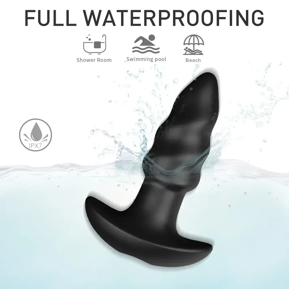 Corkscrew C Anal Sex Toy Vibrating Butt Plug