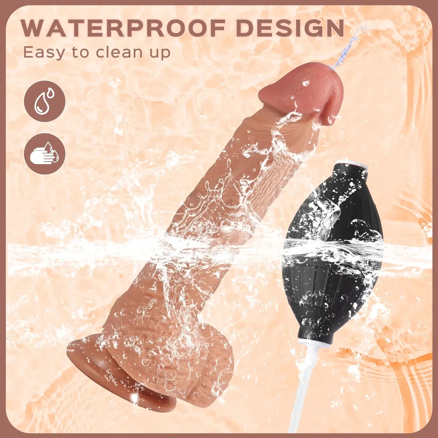 Deal – Squirting Realistic Suction Cup Dildo 6 Inch