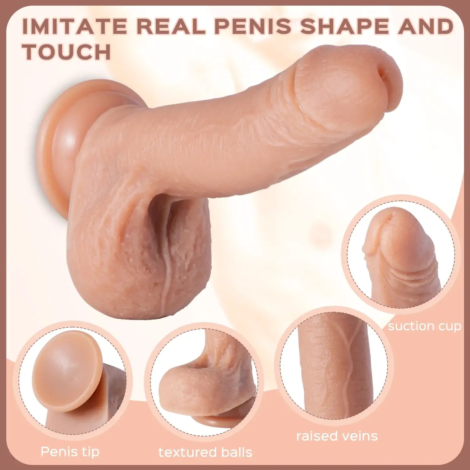 Deal – Squirting Realistic Suction Cup Dildo 6 Inch
