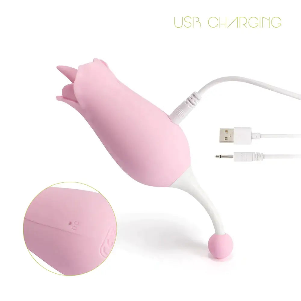 Dora – Rose Toy Clit Vibrator and Tongue Licker