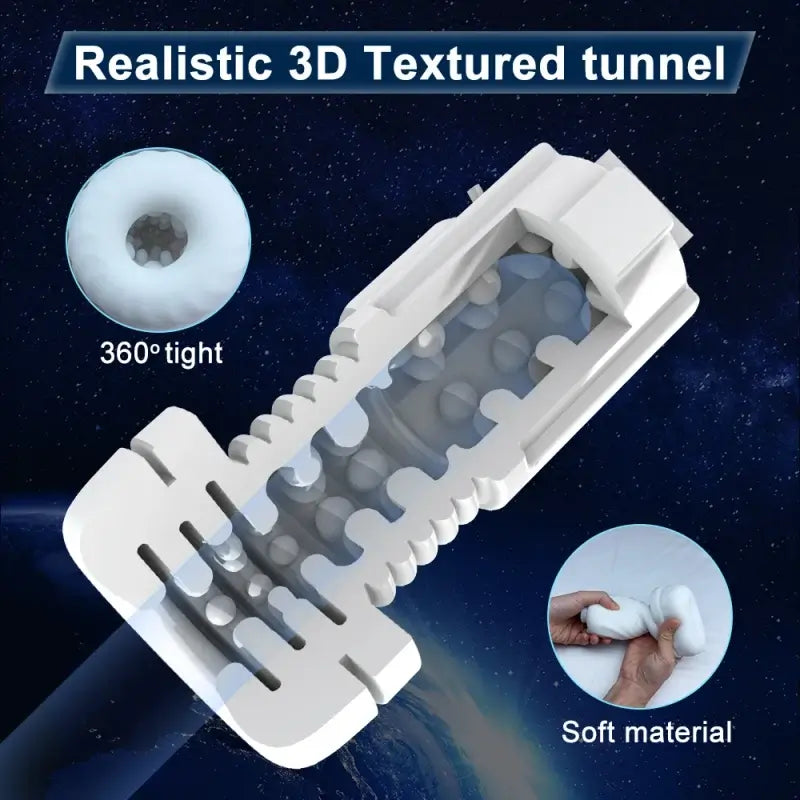 Dreamer – 3 Rotating 5 Thrusting 5 Vibrating Heating Male Stroker