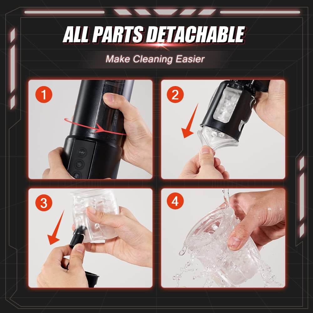 Eder – Automatic Sucking Thrusting Detachable Masturbation Cup