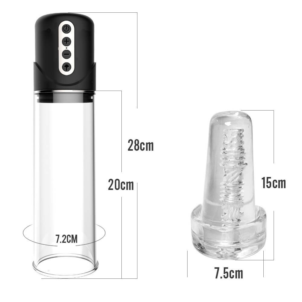 Electric 2 Modes 6 Levels Vacuum Suction Penis Enlargement Pump