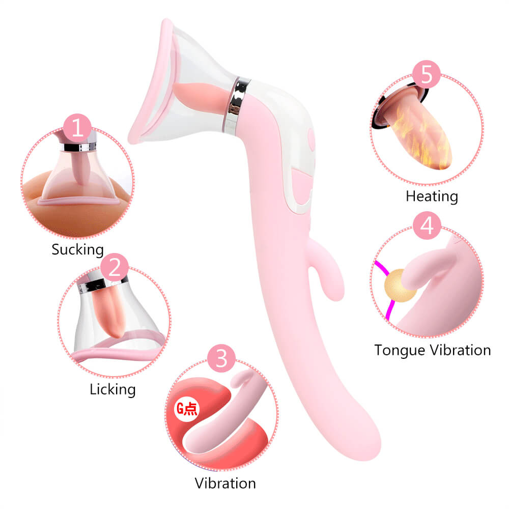 Erotic Multispeed Tongue Vibrator