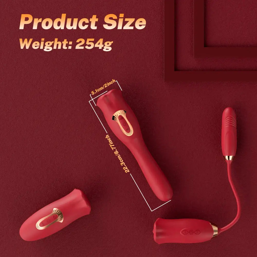 Eva – Biting Mouth Vibrating Tongue Clit Stimulator G-spot Vibrator