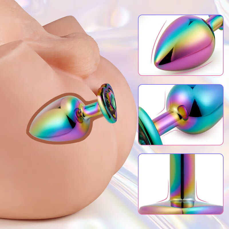Felton Luxury Laser Color Diamond Base Set Anal Plug