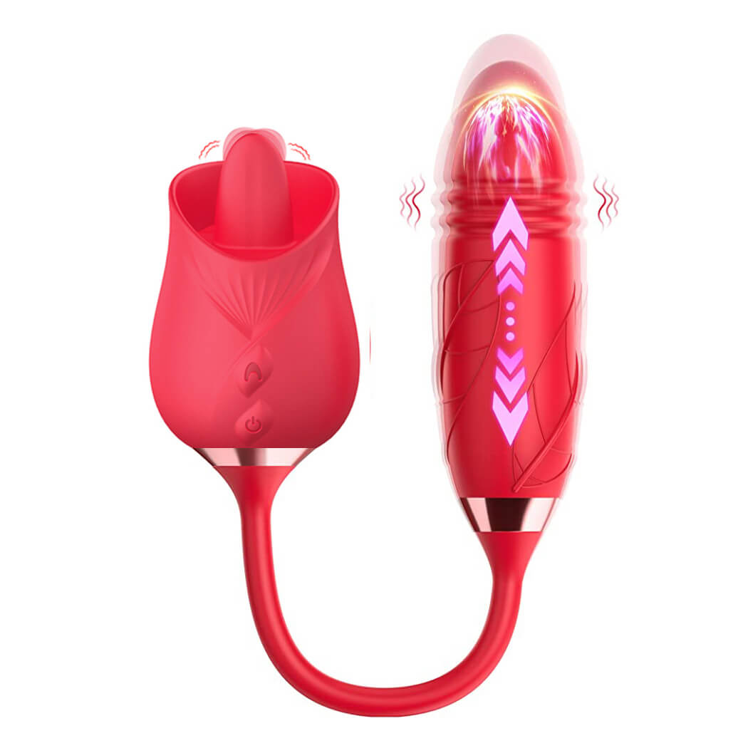 Fiona – Rose Clit Licking & Vibrating Stimulator Multifunctional Vibrator