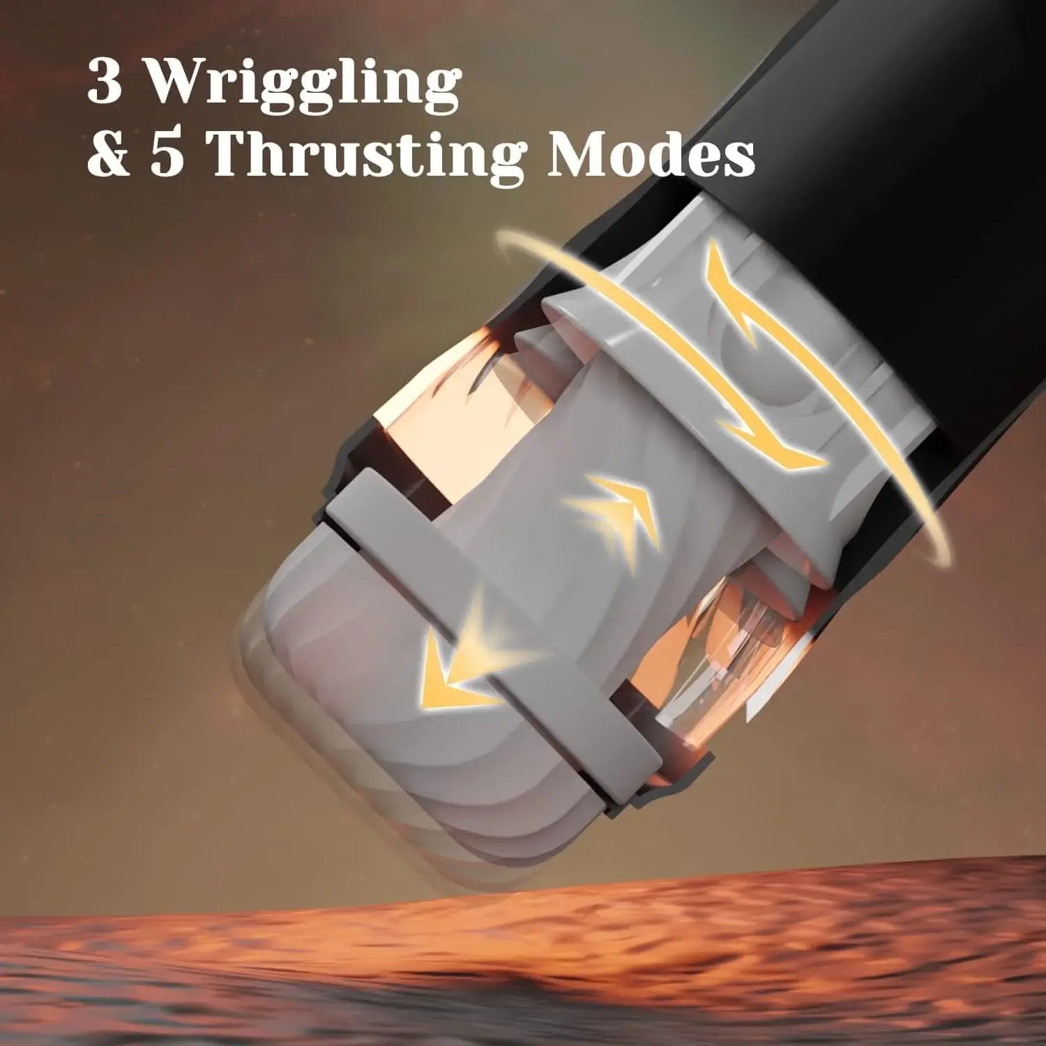 Flame – Vibrating Rotating & Thrusting Automatic Male Masturbator with Heating Mode