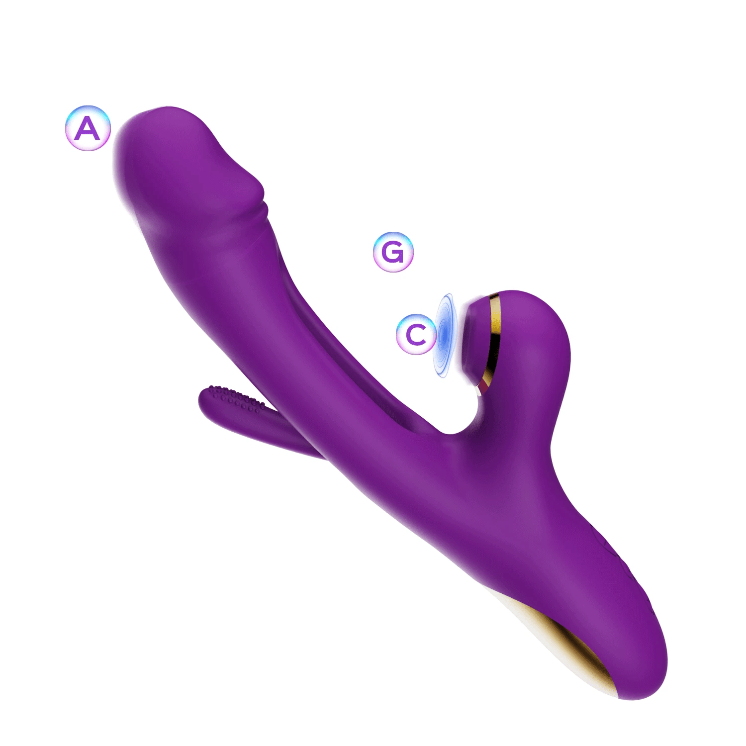 G-Bliss G-Spot Finger Teaser & Clit Suction Vibrator