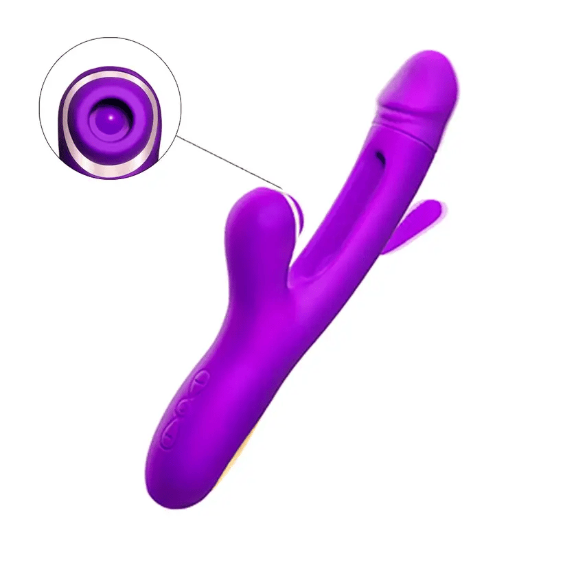 G-Pro Vibrator with Flapping, Vibration & Clitoral Suction