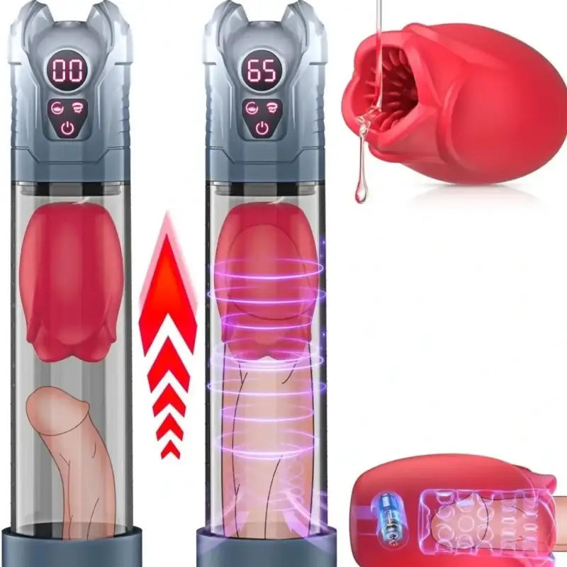 GrowPlus C Train & Please Penis Pumps 5 Sucking Blowjob 7 Vibrations