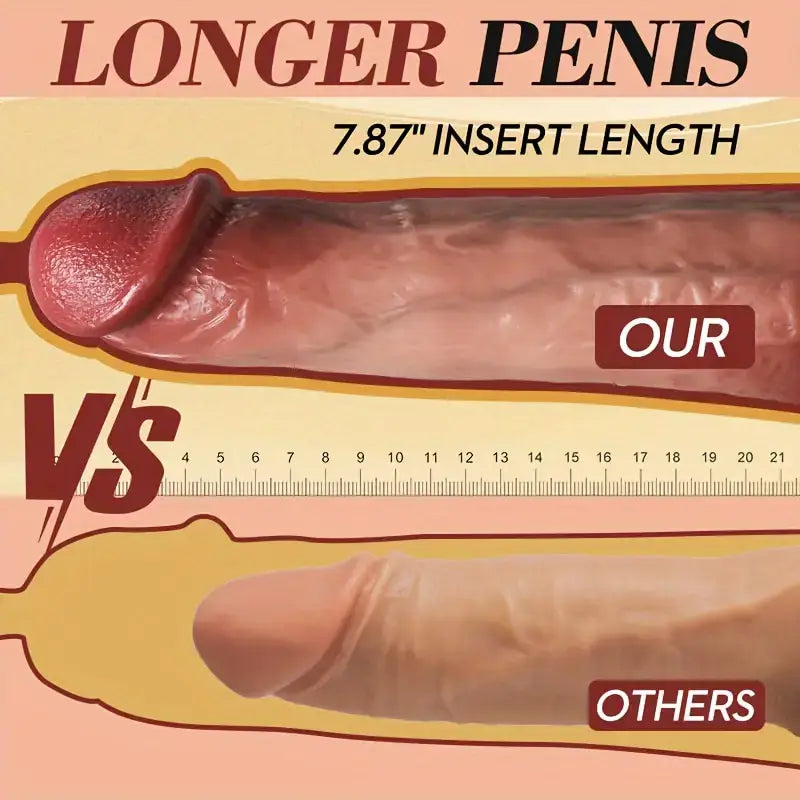 HONKAI- Heating 8 Powerful Thrusting 10 Vibrating Suction Cup Dildo