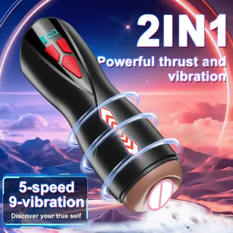 Intimimate 5 Suction 9 Vibrations Masturbator Cup