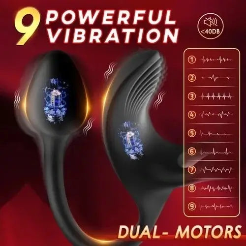 Isaac C Prostate Stimulator Round Vibrating Anal Plug With 9 Vibration Modes