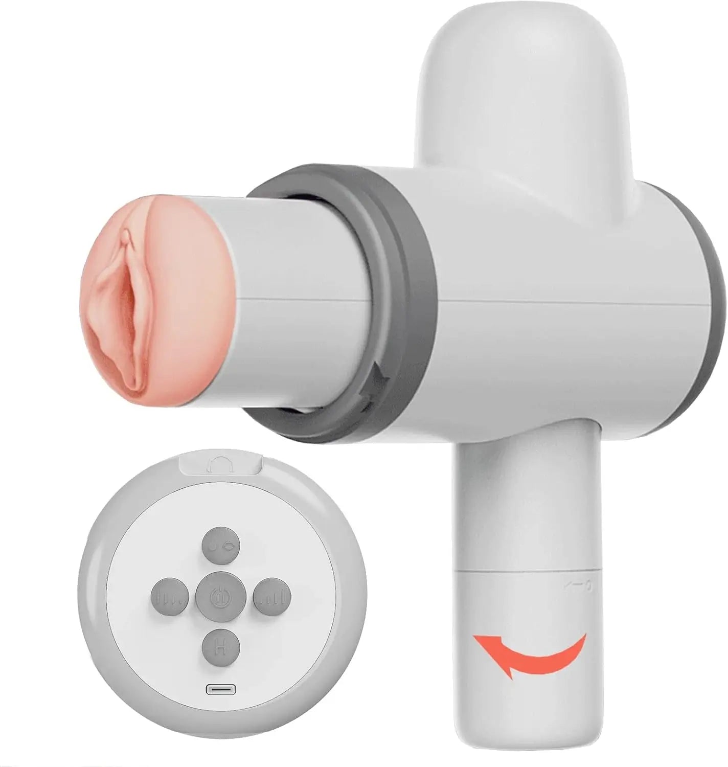 Jackson Automatic lubrication 8 Thrusting & Sucking Handheld Male Masturbator