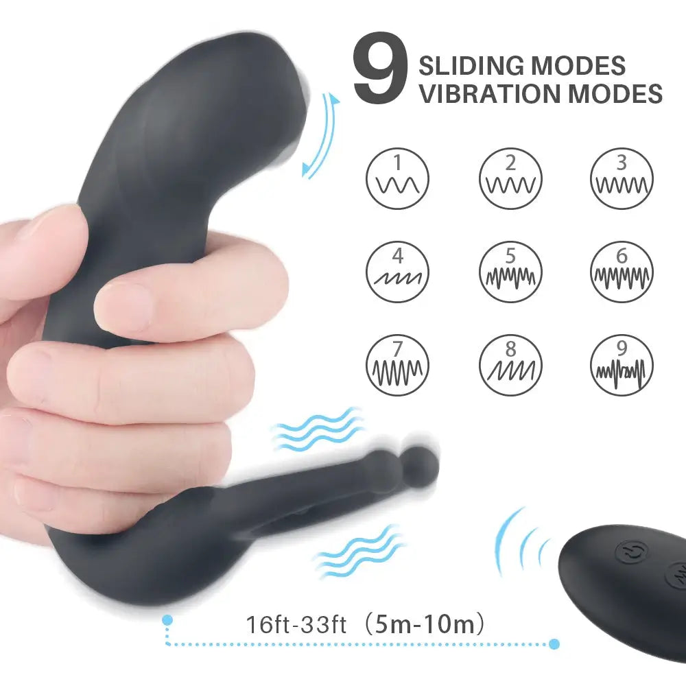 Jamie C 9 Vibration Modes Prostate Massager Rainstorm Beads Massage P-spot Anal Toy