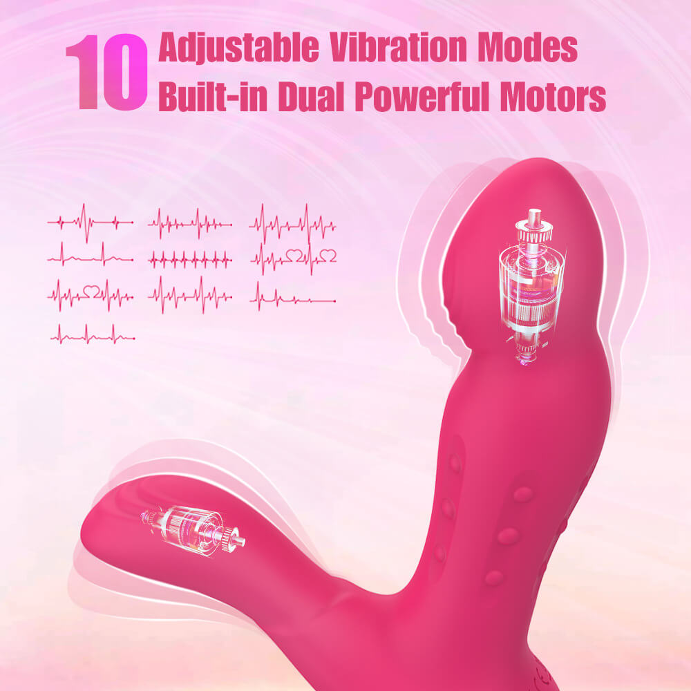 KYLIE Remote Control Tapping G-spot Vibrator & Clit Stimulator