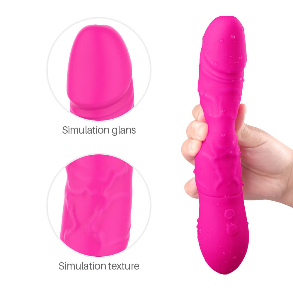 King – Rotating Vibrating Dildo 6 Inch Penis