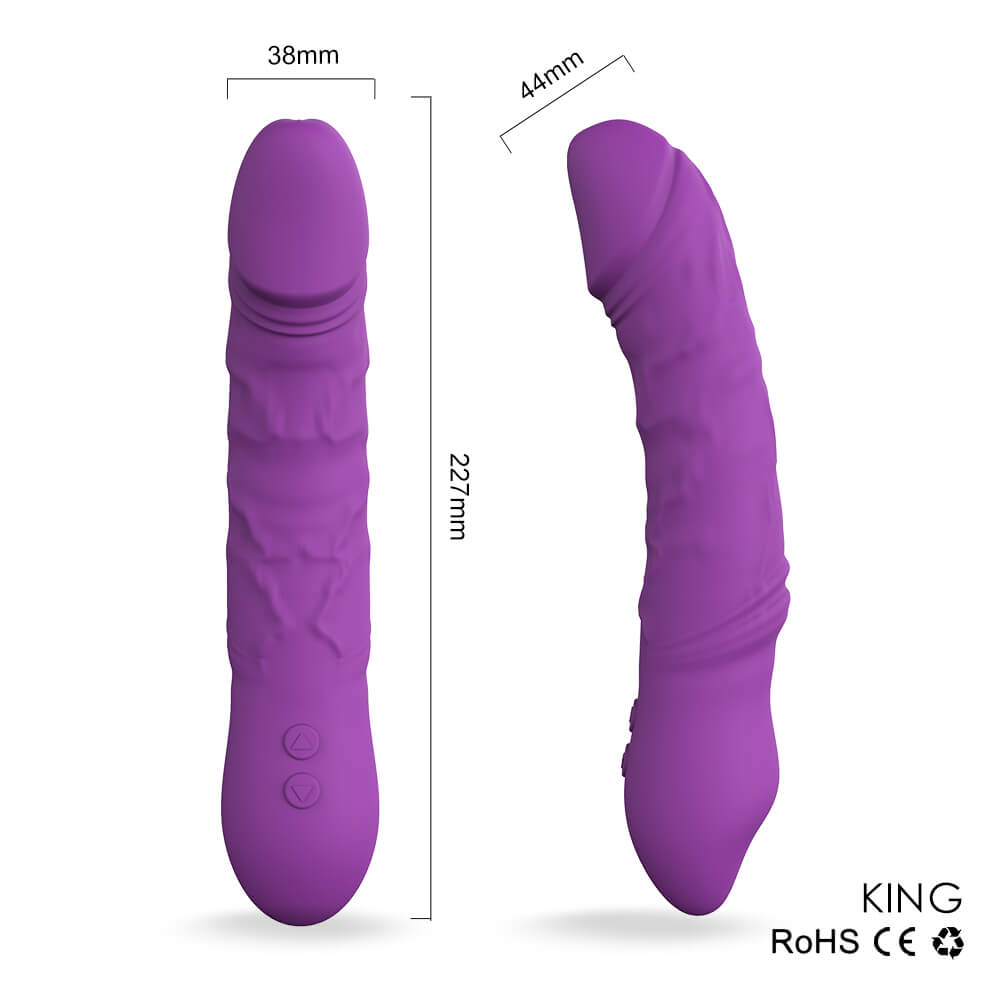Kong C Rotating 6 Inch Dildo & G Spot Vibrator
