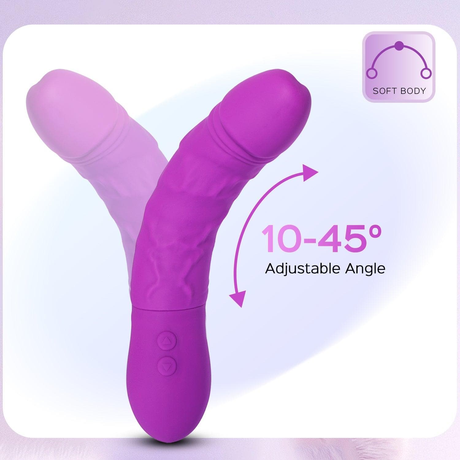 Kong C Rotating 6 Inch Dildo & G Spot Vibrator