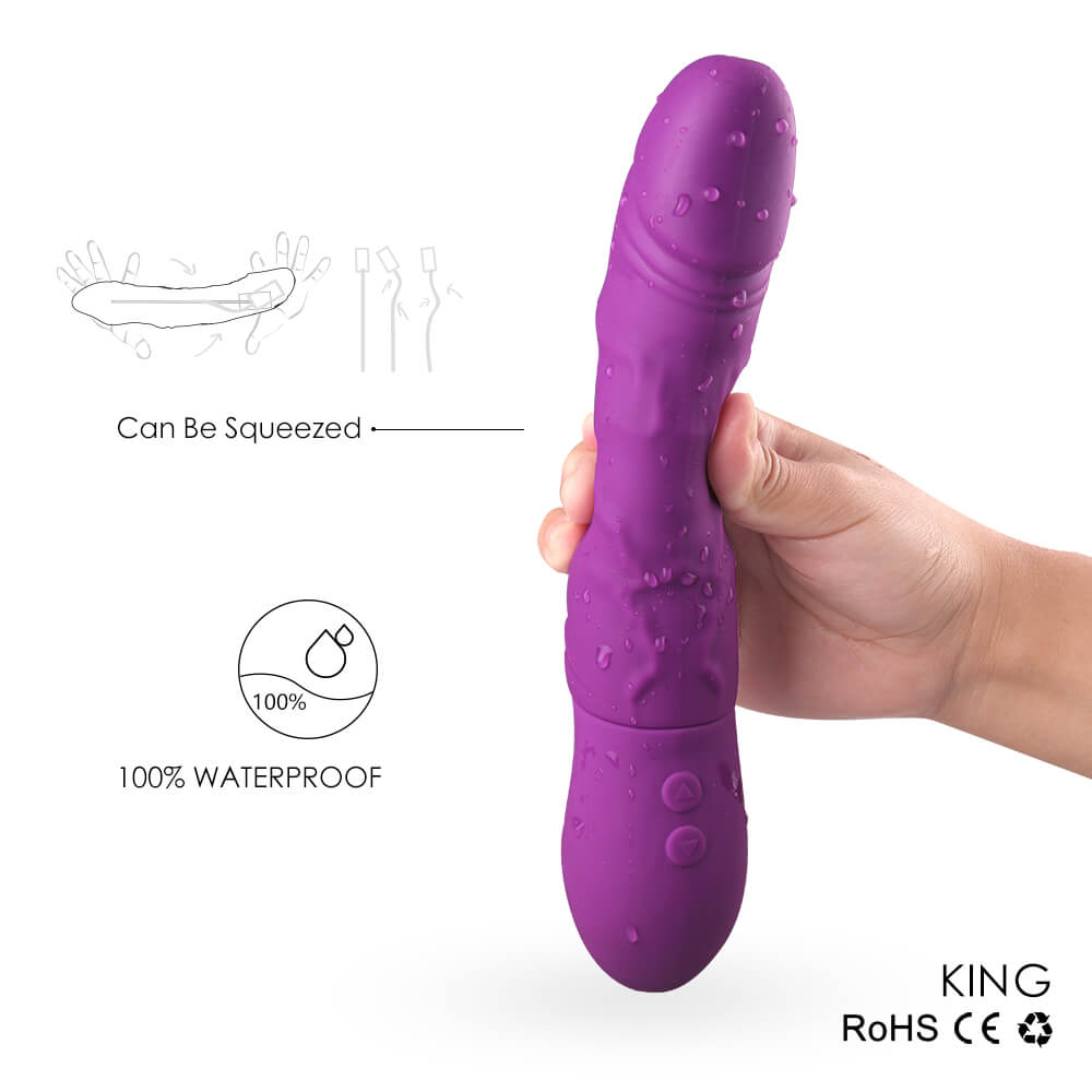 Kong C Rotating 6 Inch Dildo & G Spot Vibrator