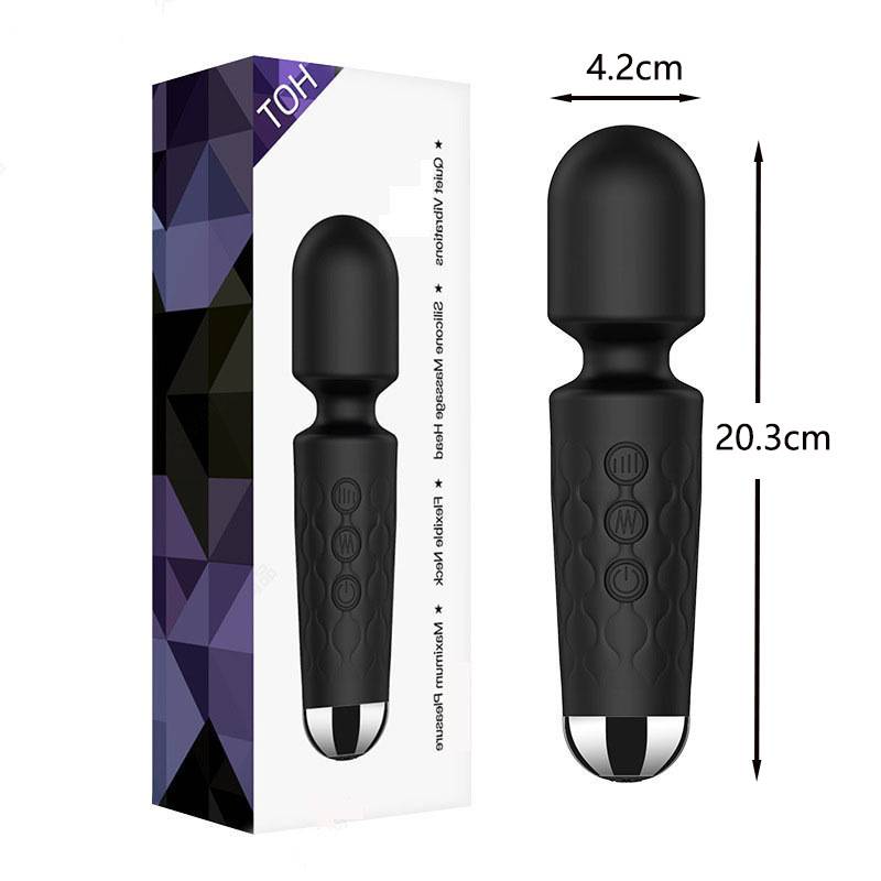 Vibrator Wand,Adult Sex Toy Wand, G Spot Dildo, Clit Vibrator, Sex Vibrators,Clitoris Stimulation,with 8 Speeds & 20 Patterns, Quiet,Fully Waterproof,Vibrating Wand for her Pleasure