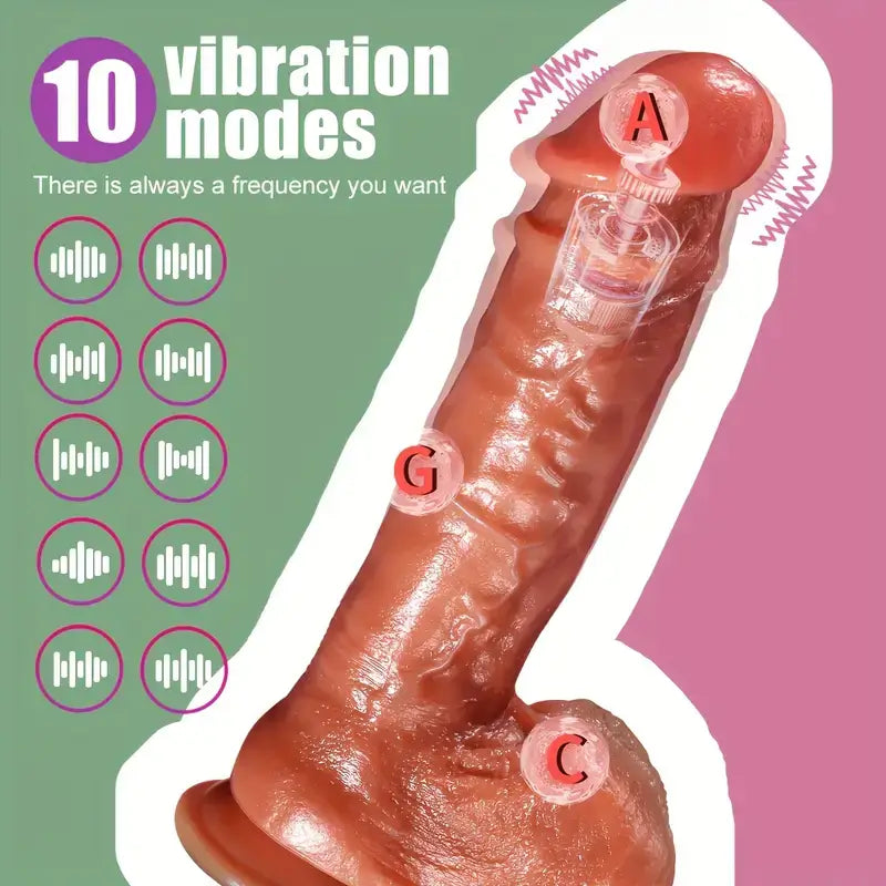 Leonard – Snapping Jerking Dildo 8.07 inches