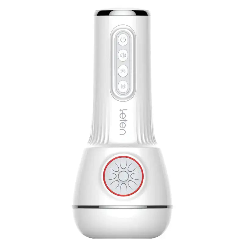 Leten Automatic Masturbator 10 Squeezing Sucking Vibrating Sensations Free Lube Male Sex Toy