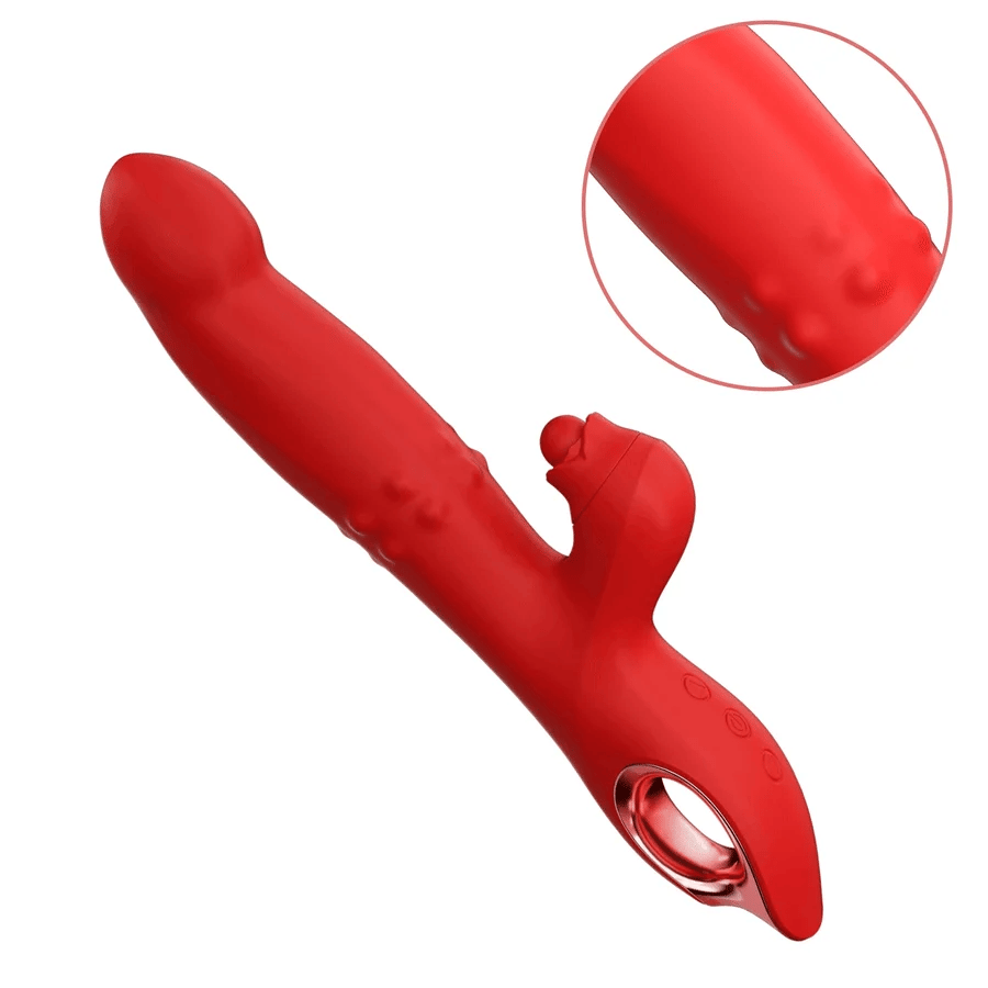 Liliana C 4 In 1 Tapping Wiggling G-spot Vibrator With Rolling Beads