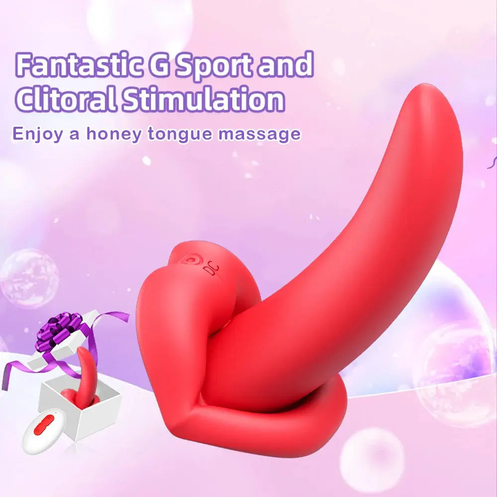 Liplock – Big Mouth Rotating Tongue Vibrator with Remote Control