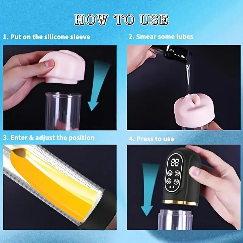 Loki C 2 in 1 Waterproof Suction Male Masturbator Automatic Penis Pump