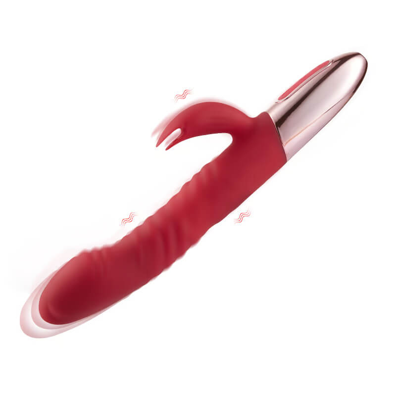 Lovers – Retractable Burgundy G-Spot Heated Vibrator