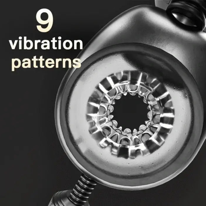 LustGear Belt-Driven Vibrating Stroker Masturbator