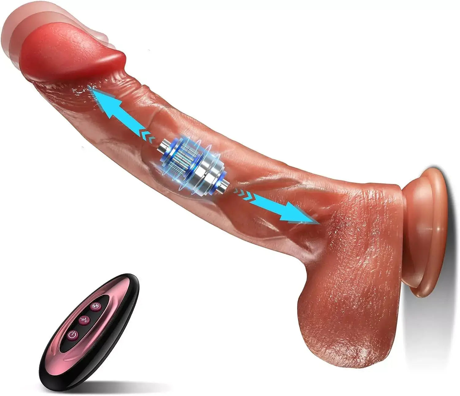 MASK – Thrusting Swinging Heating Dildo 8.66 Inches