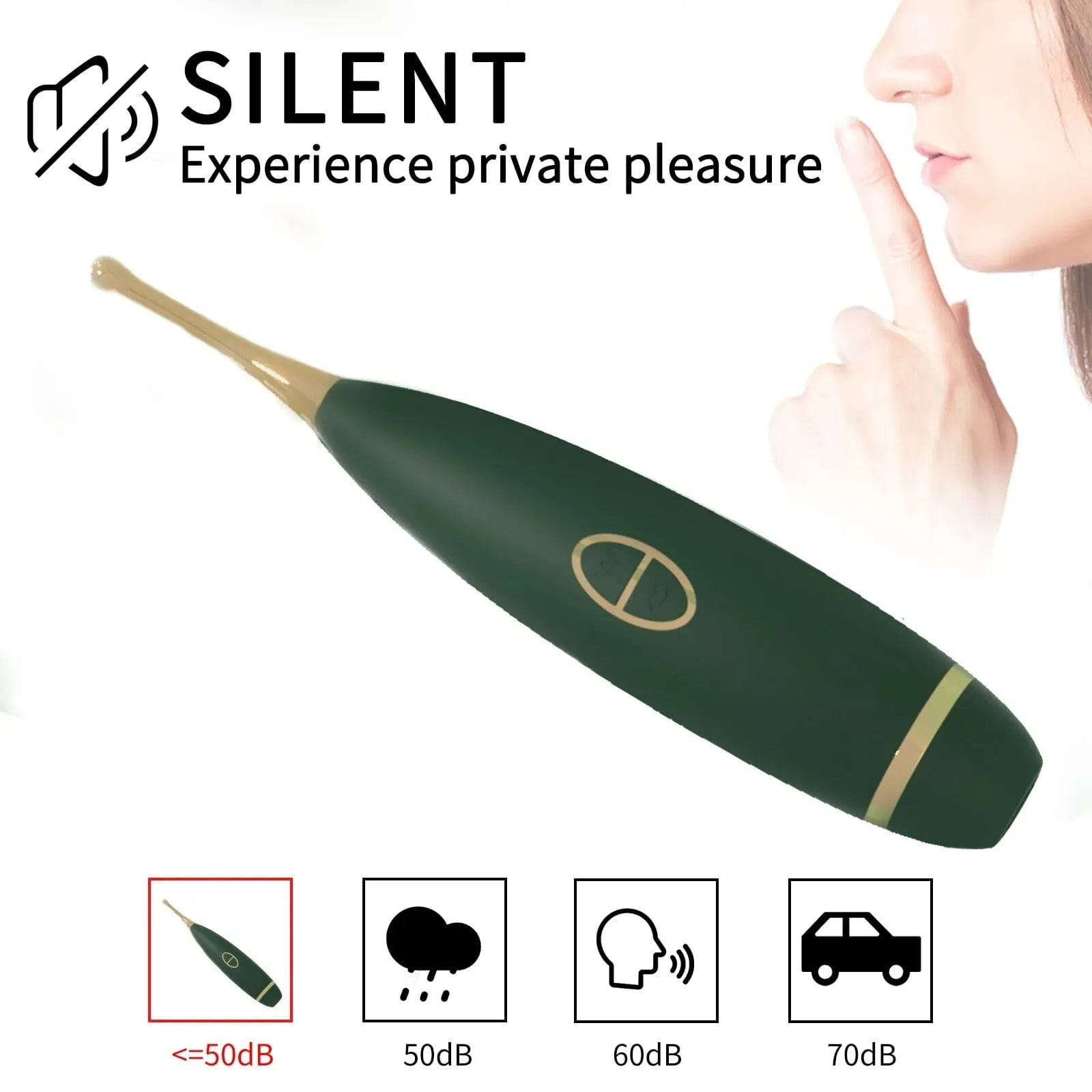 Aroselove - Powerful Clitoris Sucking Vibrator Pen G-spot Stimulator - Aroselove