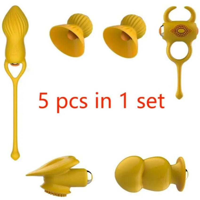 Aroselove - Seven Tortures Multi-Functional Vibrator G-Spot Vagina Nipple Stimulator - Aroselove