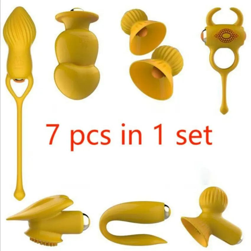 Aroselove - Seven Tortures Multi-Functional Vibrator G-Spot Vagina Nipple Stimulator - Aroselove