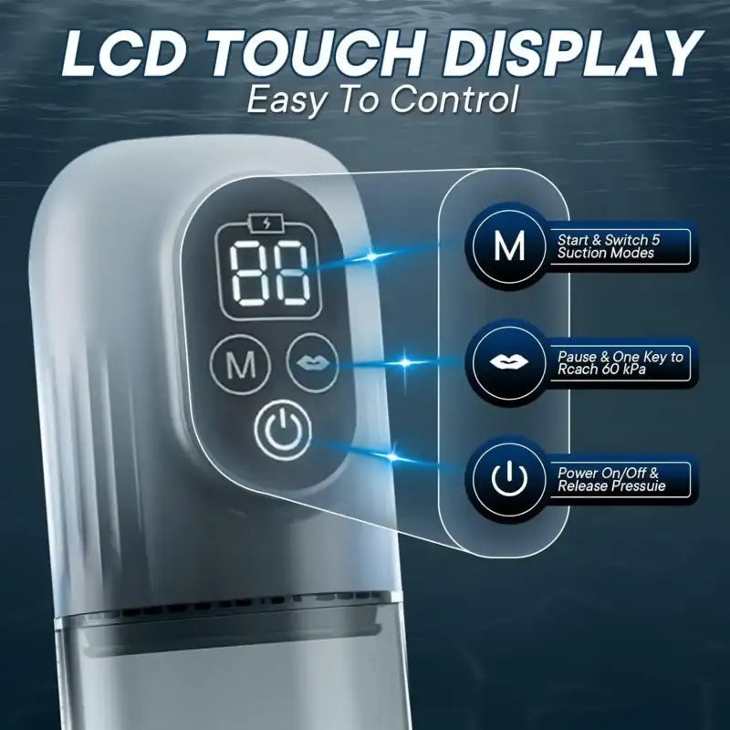 Moss C 4 IN 1 Vacuum Penis Pump with Multiple Training modes for the Training Season