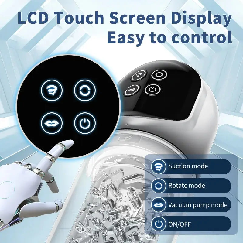 PAPLISS Night Elf 7 Rotation Suction Vacuum Pumps Masturbator Cup Pocket Pussy Adult Sex Toys Men