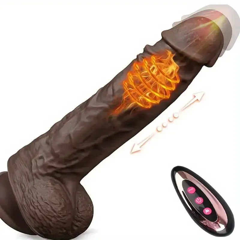 Outrider 10.83 In Vibrating Thrusting Thick Long Lifelike Dildo