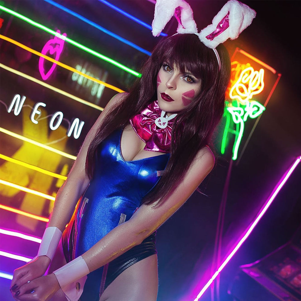 AROSELOVE Dva Bunny Hana Song Costume | Cosplay & Bunny Suit