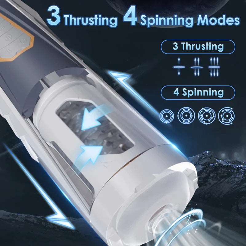 Aroselove - Automatic 4 Rotating 3 Thrusting Male Masturbator - Aroselove