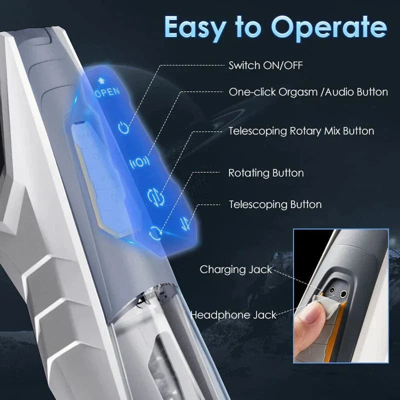 Aroselove - Automatic 4 Rotating 3 Thrusting Male Masturbator - Aroselove