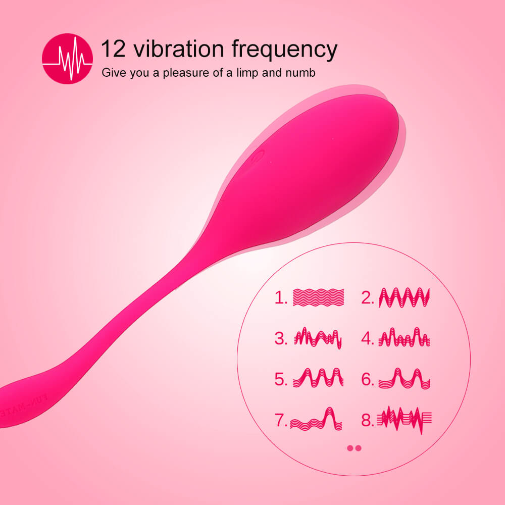 Pink Sperm Remote Control Kegel Balls