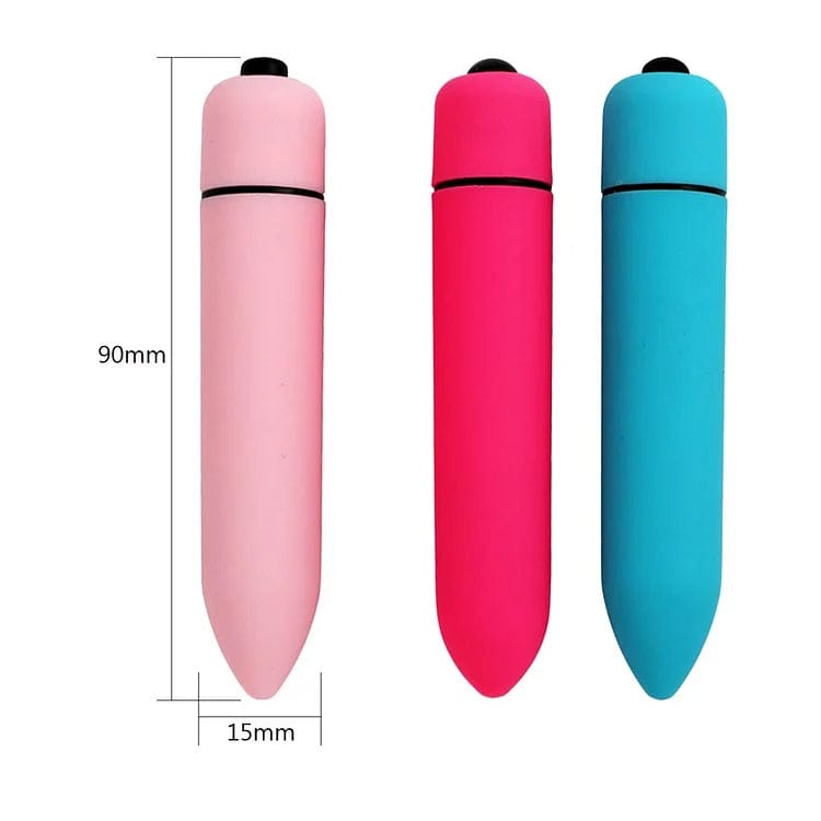 Aroselove - Fun Vibrator Mini Bullet Jump Egg Ten Frequency Vibration Tip Frosted Bullet - Aroselove
