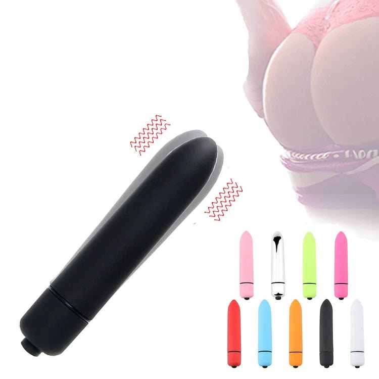 Aroselove - Fun Vibrator Mini Bullet Jump Egg Ten Frequency Vibration Tip Frosted Bullet - Aroselove
