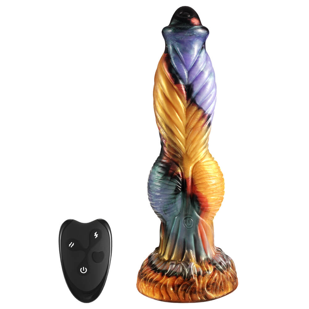 Phoenix Animal Texture 7 Thrusting Vibrating Big Sucker Monster Dildo 10.23 Inch
