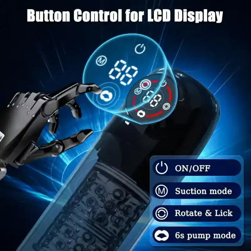 Poseidon 7 Sucking Rotating Licking Male Stroker Bath Masturbator