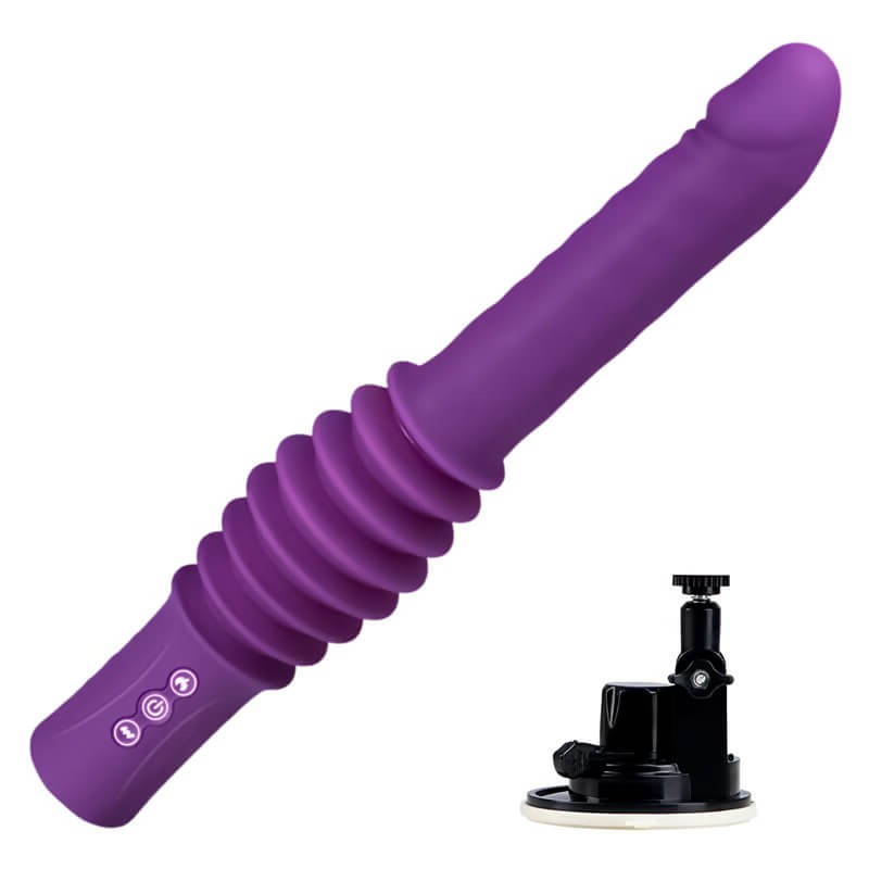 Powerful 145° Adjustable Base Heating Thrusting Vibrating Dildo Machine 11.81 Inch